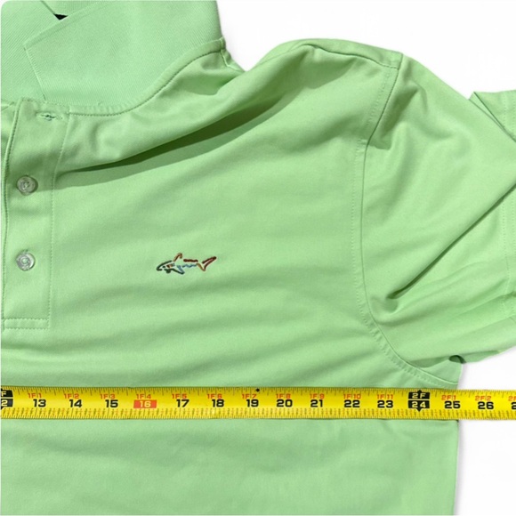 Men’s Greg Norman Collection Green Performance Polo Shirt Size XL - Picture 4 of 5